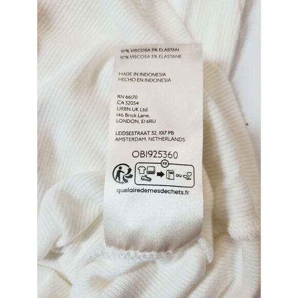 Anthropologie Maeve Womens XL Cardigan Top Stretch Square Neck White Long Sleeve - Picture 7 of 11